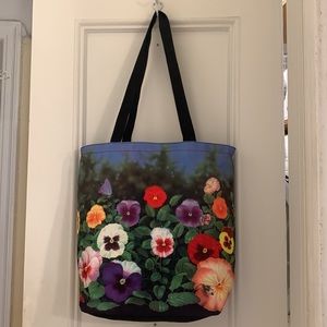 Pansy Large Tote, (Salamander Graphix)
